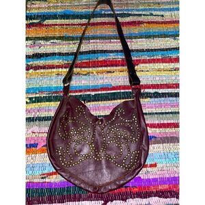 Sundance Vintage 2001 Custom Made Leather Crossbody Handbag!!